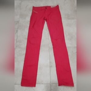 DIESEL Hot Pink Womens Skinny Jeans Size 28, Excellent Condition